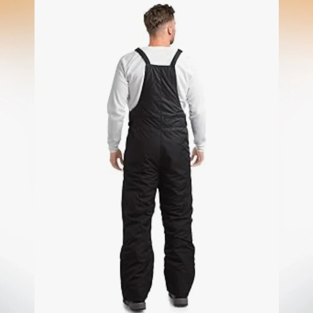 NWT Mens Bib Overalls - Insulated Waterproof Bibs Snow Pants with Pockets Large